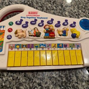 Vtech Little Smart Sing Together Keyboard - Yellow